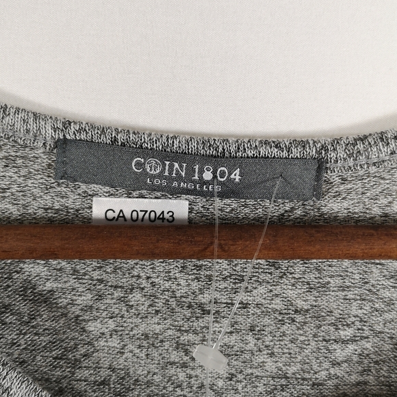 NWT Coin 1804 Los Angeles, Women's Long-Sleeve, Grey, Size Small, Super Soft. - Picture 2 of 6